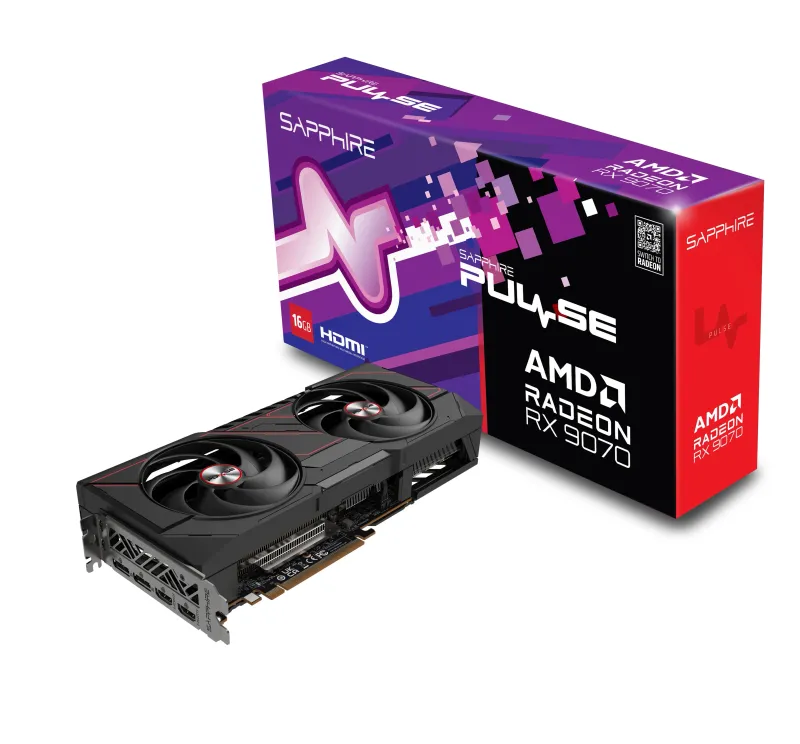 Sapphire Pulse RX 9070, 16GB GDDR6