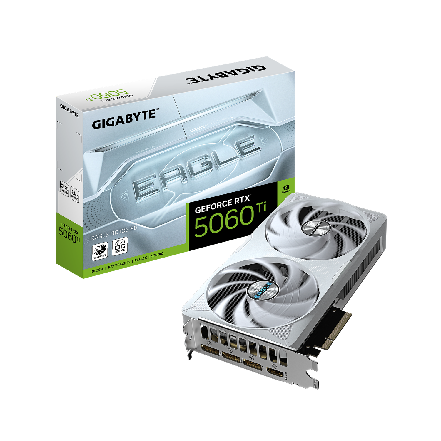 Gigabyte GeForce RTX 5060 Ti Eagle OC ICE 8G, 8GB GDDR7