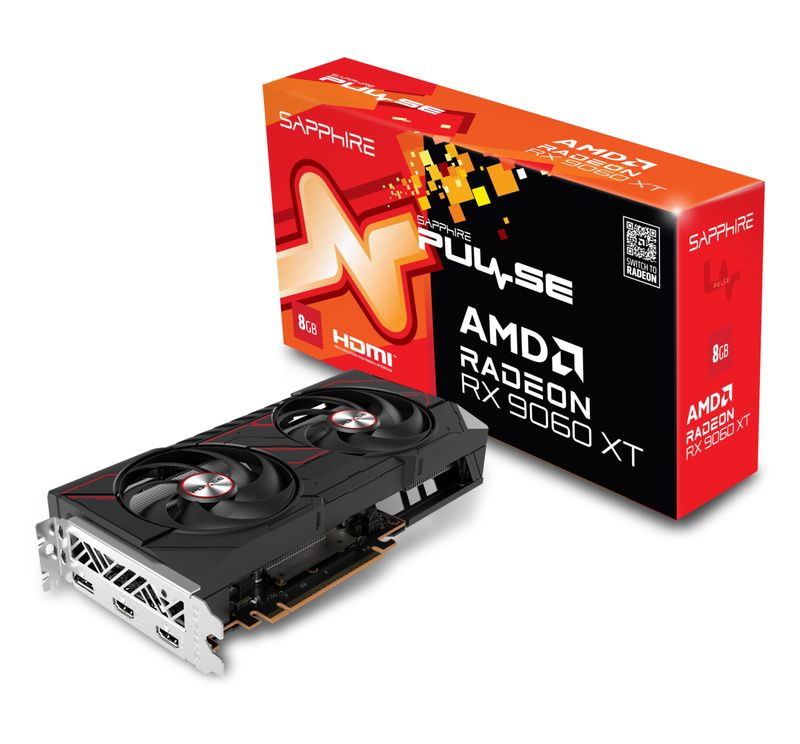Sapphire Pulse RX 9060 XT Gaming OC, 8GB GDDR6