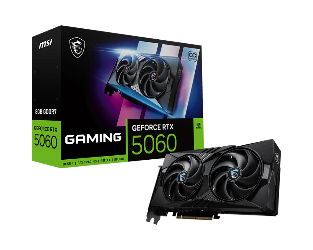 MSI GeForce RTX 5060 Gaming OC, 8GB GDDR7