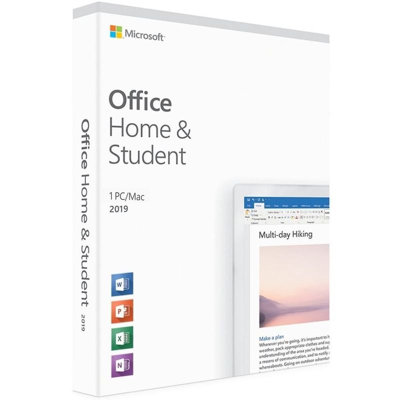 MICROSOFT OFFICE HOME AND STUDENT 2019