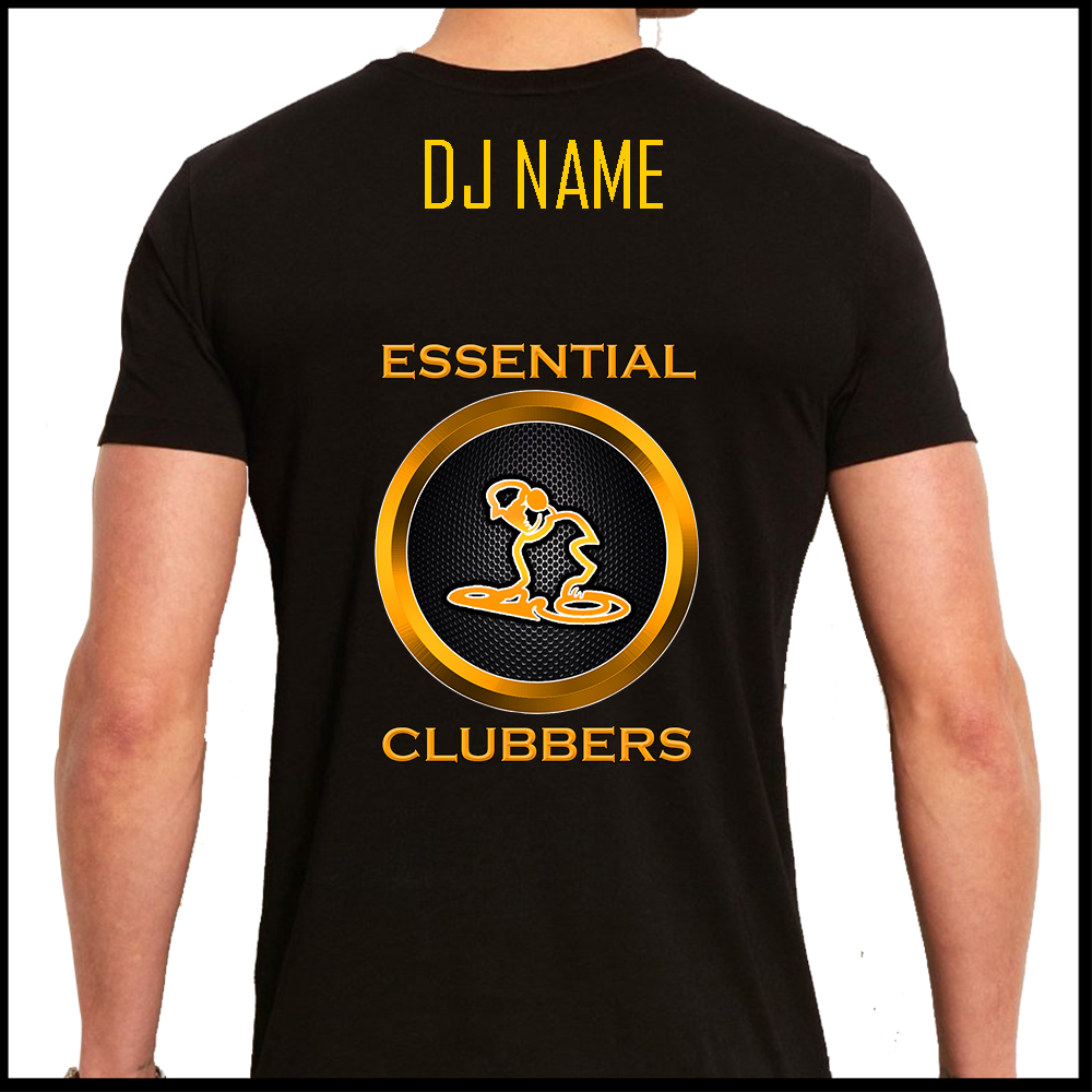 Essential clubbers customisable t-shirt