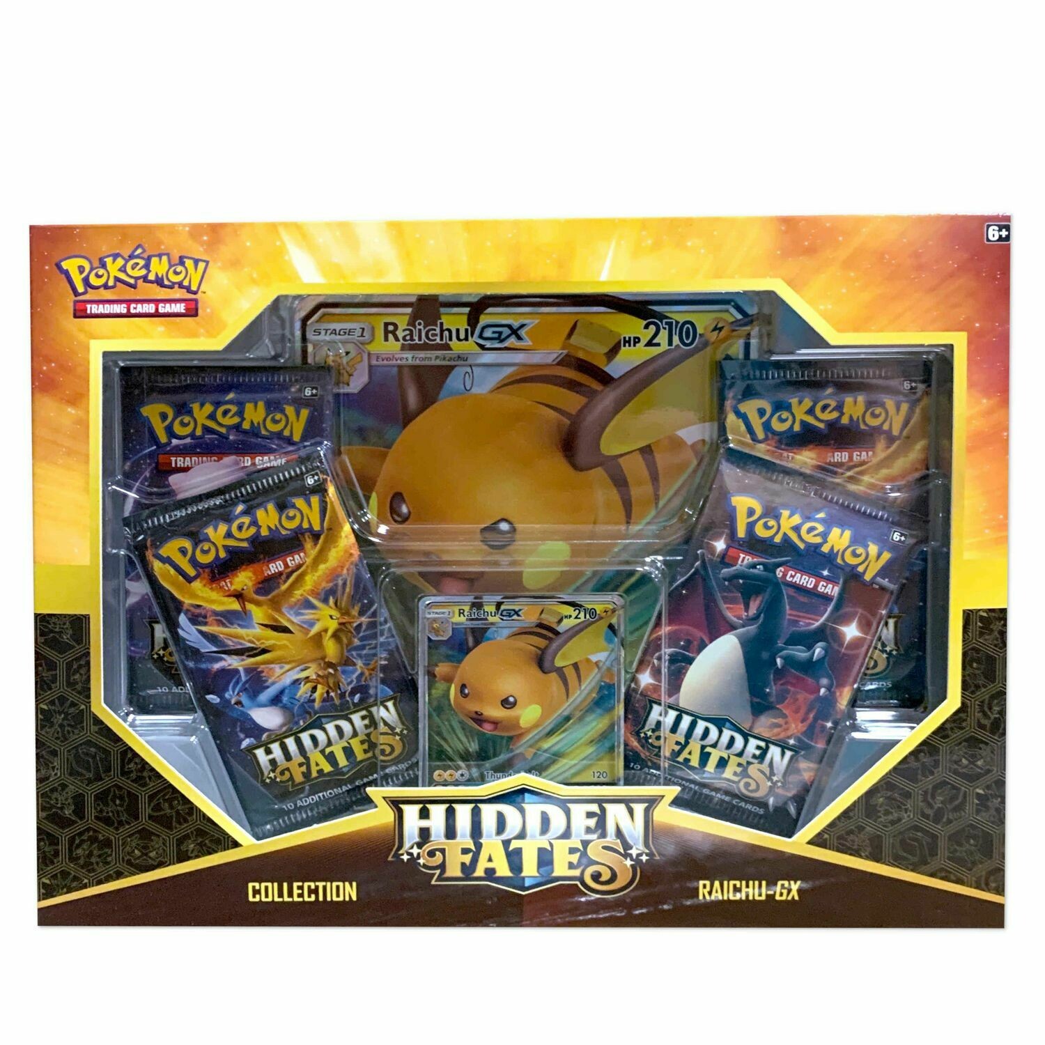US Exclusive Hidden Fates Raichu GX Box