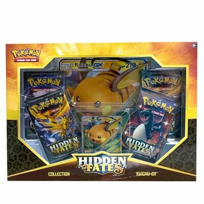 US Exclusive Hidden Fates Raichu GX Box