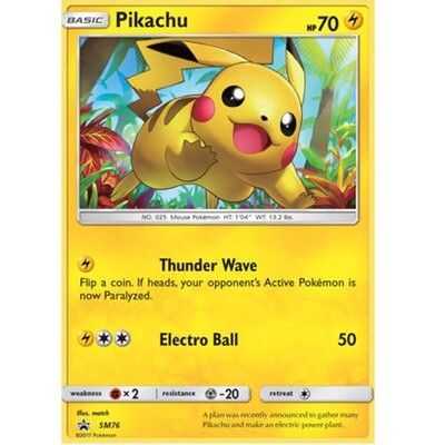 Pikachu Holo SM76