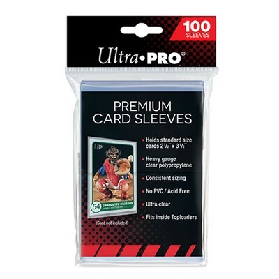 Ultra Pro - Premium Clear Standard Card Sleeves - 100 Pack