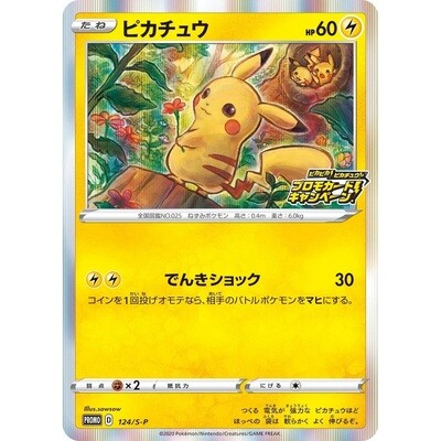 Pikachu Holo 124 S-P