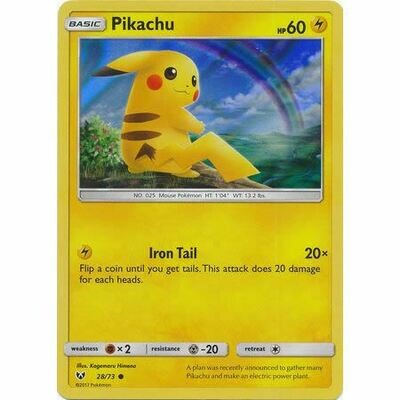 Pikachu Holo 28/73