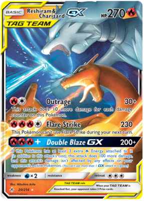 Reshiram &amp; Charizard GX 20/214
