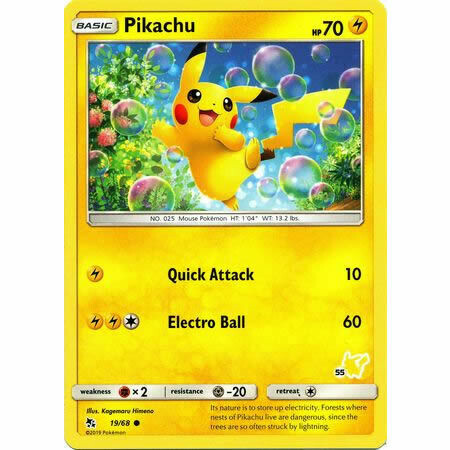 Pikachu Battle Academy Stamp 55