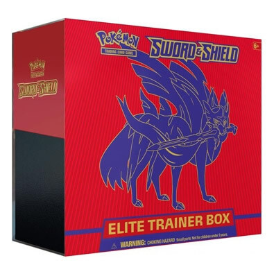 Sword &amp; Shield Base Zacian Elite Trainer Box