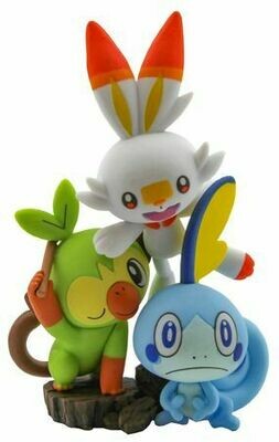 Grookey, Scorbunny, &amp; Sobble Collectible Figure