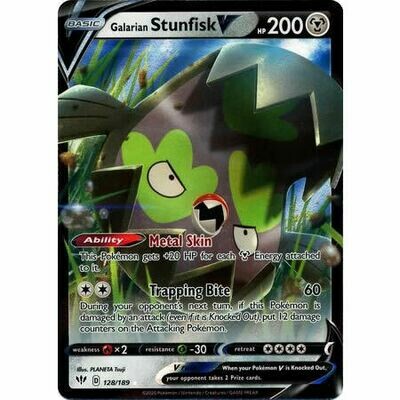 Galarian Stunfisk V - 128/189