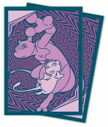 Sun & Moon Unified Minds Mewtwo & Mew 65ct Standard Sized Sleeves