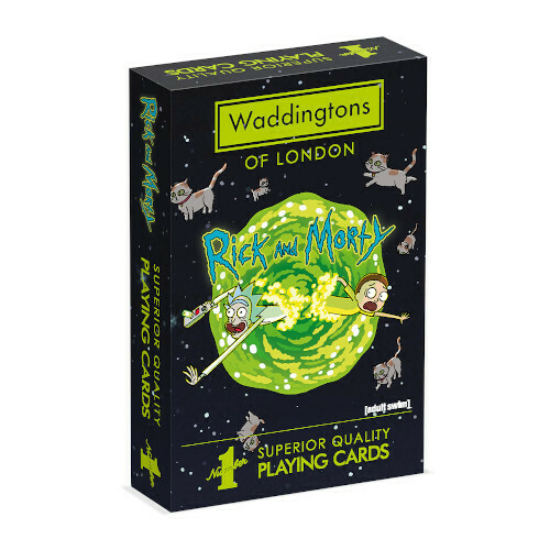 Waddingtons No 1 Playing Cards - Rick and Morty