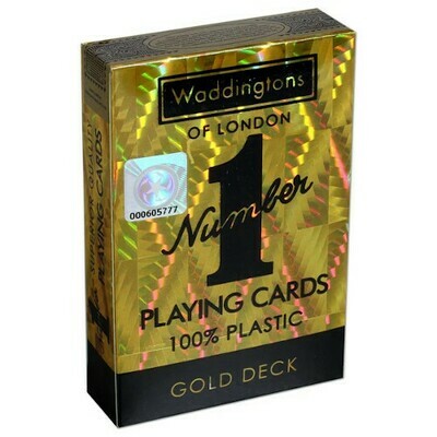 Waddingtons No 1 Playing Cards - Gold