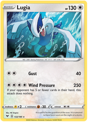 Lugia Holo 132/185