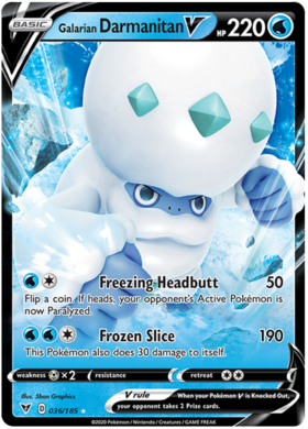 Galarian Darmanitan V 036/185