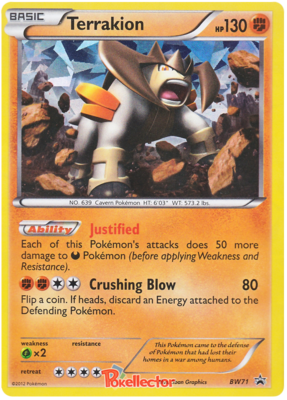 Terrakion Holo BW71
