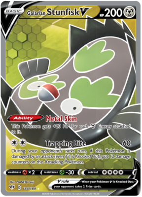 Galarian Stunfisk V 184/189