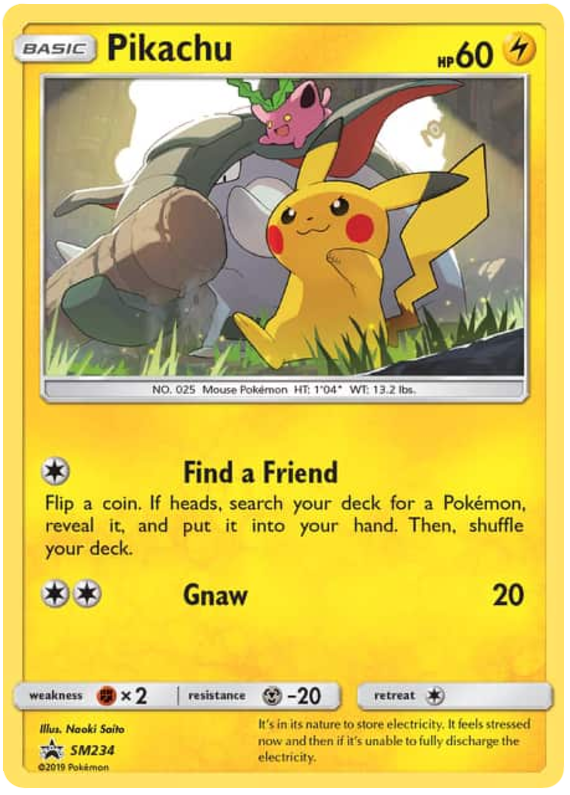 Pikachu Holo SM234