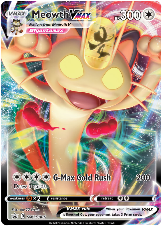 Meowth Vmax SWSH005