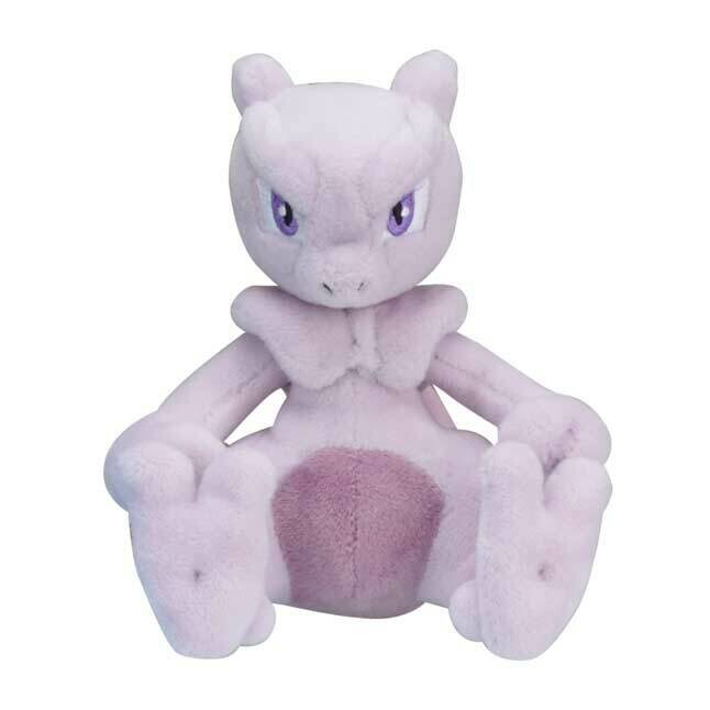 Pokémon Center - Mewtwo Sitting Cuties Plush - 5 ½ In.