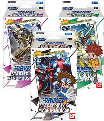 Digimon Starter Deck Set of 3 (ST4, ST5 &amp; ST6)