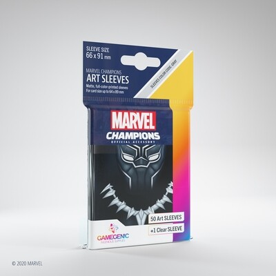 Marvel Champions Art Sleeves (50 pack) - Black Panther