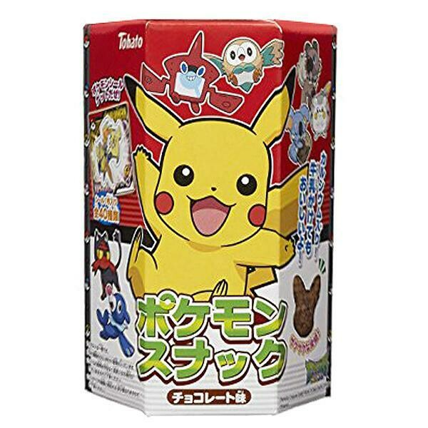 Pokemon Pikachu Chocolate Snack With Sticker