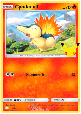Cyndaquil 10/25