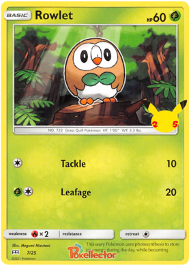 Rowlet 7/25