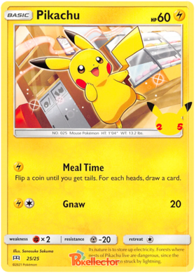 Pikachu 25/25
