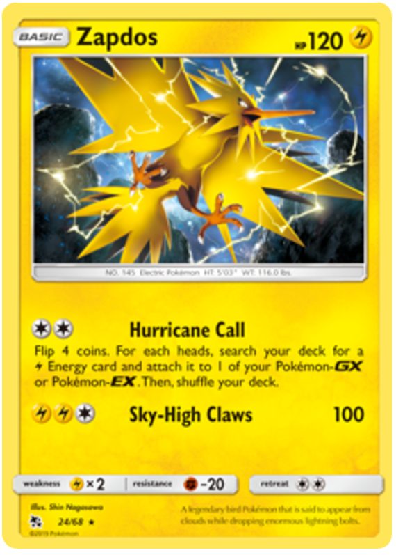 Zapdos Holo - 24/68