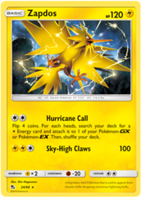 Zapdos Holo - 24/68