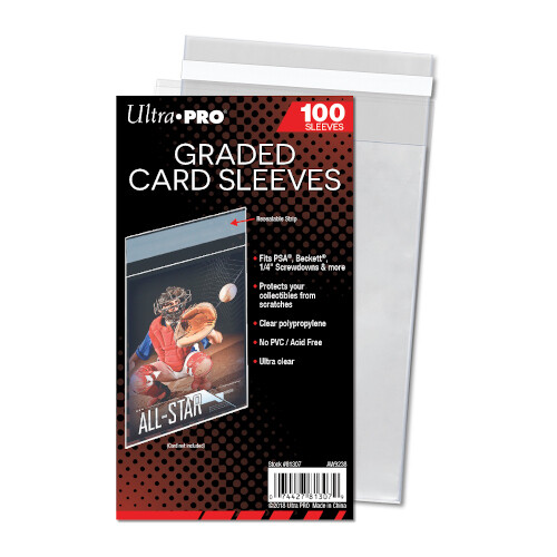 Ultra Pro - Resealable Graded Card Sleeves 100 Pack