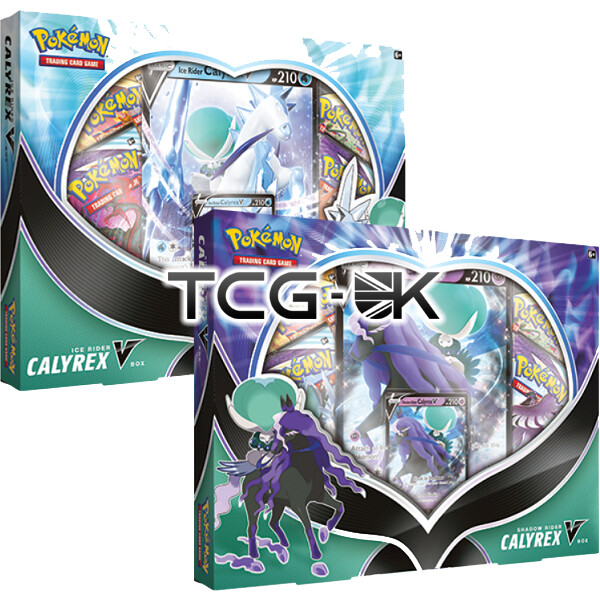 Shadow / Ice Rider Calyrex V Collection Box - Pair