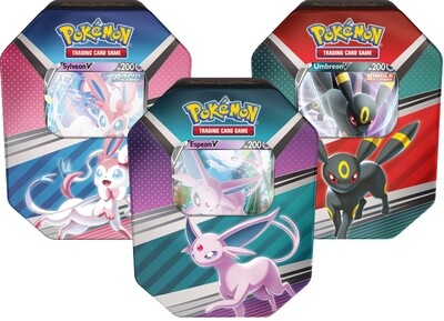 Pokemon V Heroes Tins - Spring 2022 - Art Set of 3