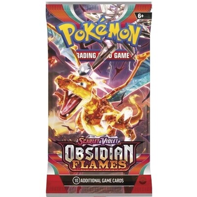 1x Obsidian Flames Booster Pack