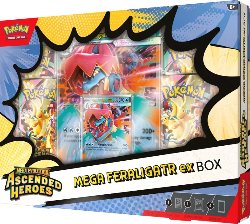 Ascended Heroes Mega Feraligatr EX Collection Box