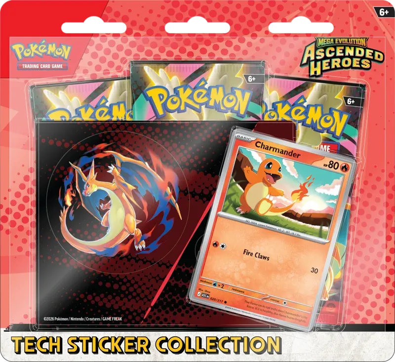 Mega Evolution Ascended Heroes - Tech Sticker Charmander