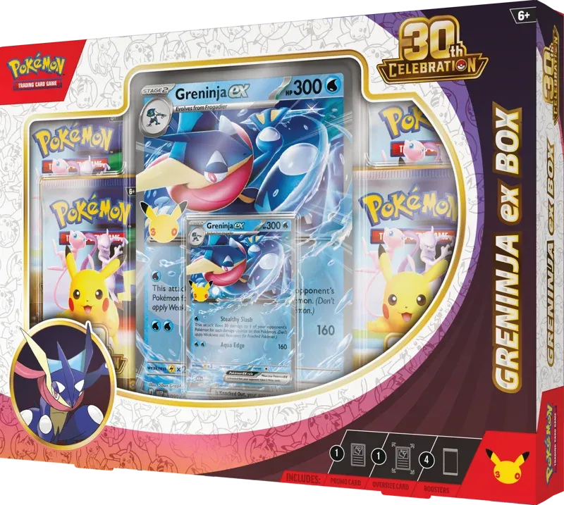 30th Celebration Greninja EX Collection Box (coming soon)