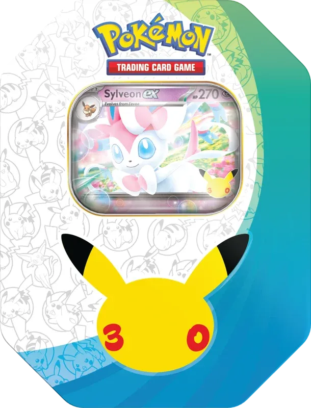 30th Celebration Sylveon EX Tin (coming soon)