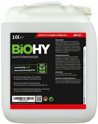 Limpiador de sanitarios / Limpieza ecológica / Concentrado / 10 L