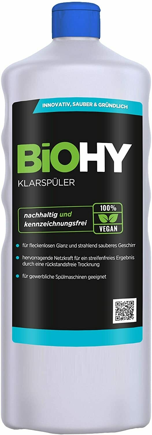 Abrillantador / Apto para todos los lavavajillas para un brillo inmejorable en los vasos y platos sin manchas de agua