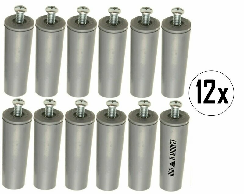 Tope para persiana en color gris, pack de 12 unidades