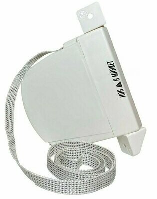 Recogedor persiana abatible de PVC / Color Blanco / Cinta de 14mm