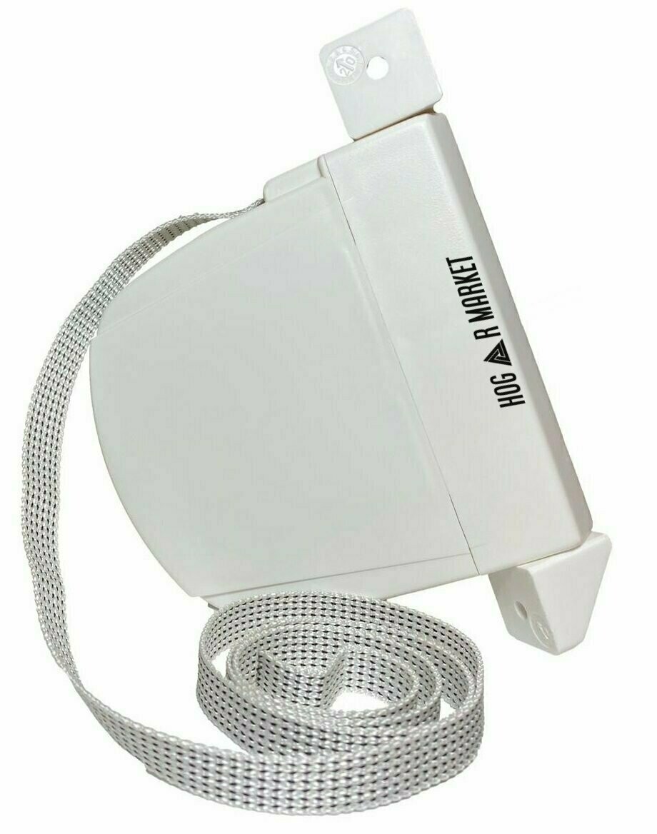 Recogedor persiana abatible de PVC / Color Blanco / Cinta de 18mm