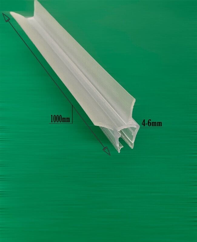 Perfil de PVC para mampara de baño