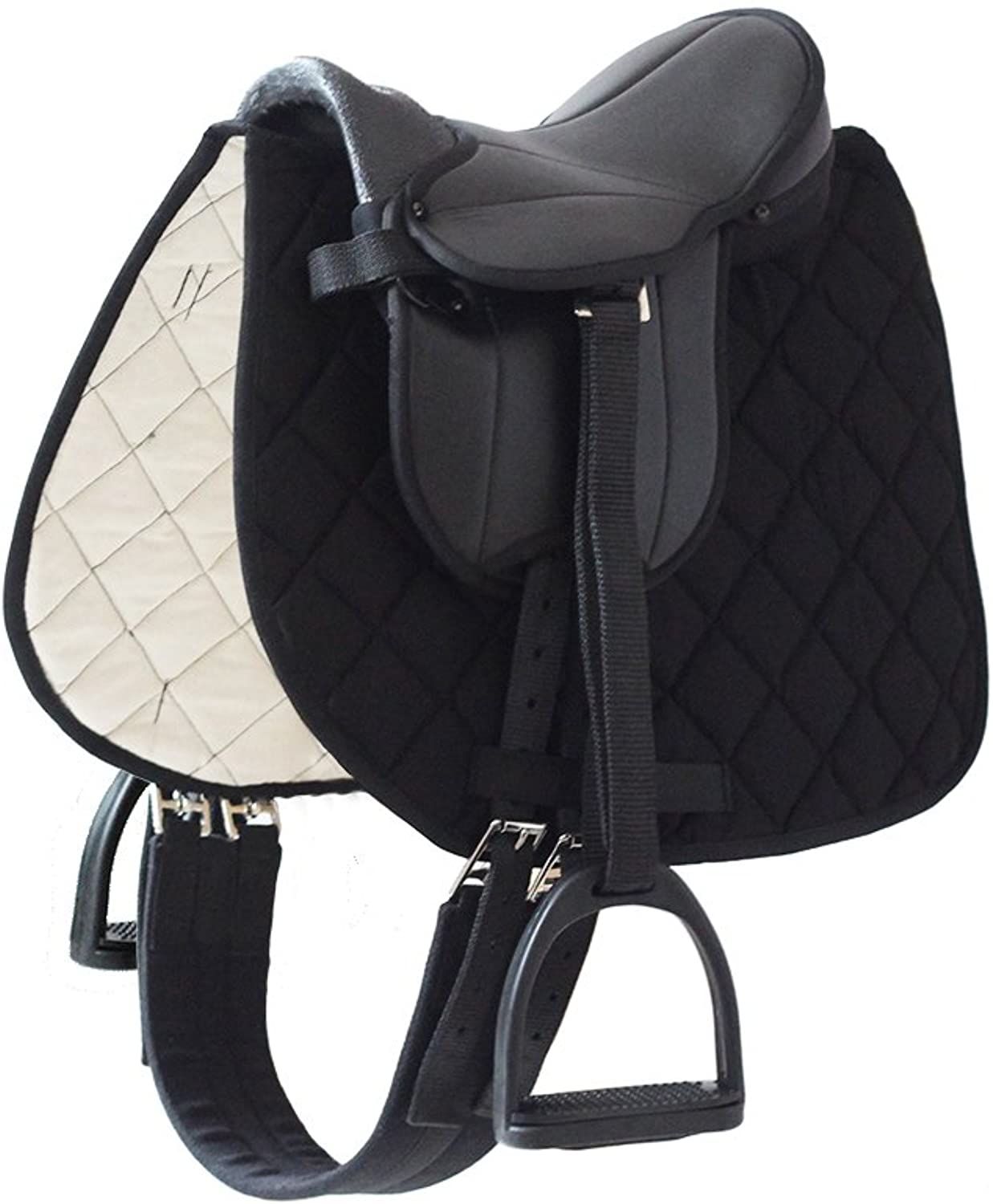 Schwarzes Sattelset und Rumpf von Variante: B auf A Schwarzes Sattelset und Rumpf von Variante: B auf A